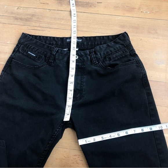 •DOLCE & GABBANA• black jeans Sz 34 (30X28) ITALY - Picture 14 of 17